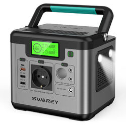 500W 1000W Solar Generator 518Wh Power Station Stromerzeuger mit 100W Solarpanel