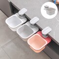  2 Count Drehbare Aufbewahrungsbox Desktop-Mülleimer Büromülleimer Mit Deckel