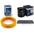 BOSCH Inspektionspaket Filtersatz passend für Ford Fiesta III 1.1