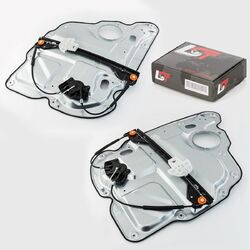 2x Elektrischer Fensterheber Metallplatte hinten links rechts für VW TOURAN 1T