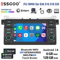8-Kern Android 14 Autoradio für BMW 3er E46 M3 Rover 75 128G Navi Kamera Carplay
