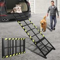 Hunderampe Klappbar, Hundetreppe, Hundeautorampe, kofferraumrampe für Hunde