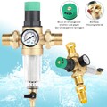 Rückspülfilter Wasserfilter Druckminderer mit Manometer Feinfilter 1" DN25 
