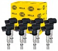 8x HELLA Zündspulen passend für Jeep Grand Cherokee III WH WK 5.7 V8 4x4