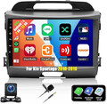 2+32G Für Kia Sportage 2010-16 Autoradio Android 14 Carplay GPS Navi WIFI BT KAM