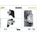 ORIGINAL® Valeo 582665 Wischermotor für Nissan MICRA III Dacia SANDERO II