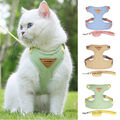 Ausbruchsicher Katzengeschirr Mit Leine Mesh Gepolstert Verstellbar XS-L Kitten