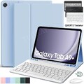 Schutzhülle mit Tastatur Maus Für Samsung Galaxy Tab A9+ A8 S9 S9 FE S8 QWERTZ