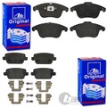 ATE BREMSBELAGSATZ SET VORNE+HINTEN passend für FORD GALAXY MONDEO 4 S-MAX