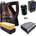 SCT Germany Inspektionspaket 5 L MANNOL Extreme 5W-40 für Audi VW A3 1.8 TFSI