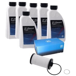 ZF 5961.308.601 Ölwechselkit mit 6L Öl ATF für VW SKODA SEAT AUDI DQ250