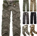 Herren Cargohose Lang Cargo Pure Vintage Arbeitshosen Army Outdoor Style Hose DE