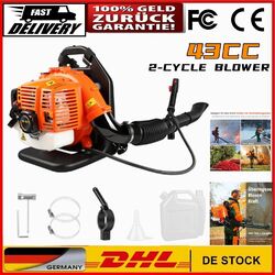 Benzin Laubbläser Laubsauger Laubgebläse Blasgerät Bläser 43ccm Gebläse 2-Takt