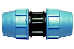 PP Verschraubung Kupplung Klemme Fitting DVGW Trinkwasser für PE-Rohr 16mm-40mm