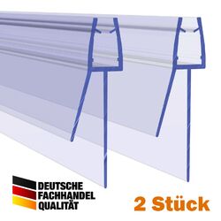 Duschdichtung PVC Ersatzdichtung Wasserabweiser Duschprofil VA006-30-17 2 Stück