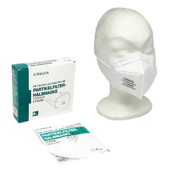 6 Stück Maimed KingFa Atemschutzmaske Mundschutz-Maske FFP2 NR Weiß ohne Ventil