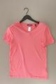 ✅ Esprit Shirt mit V-Ausschnitt Regular Shirt für Damen Gr. 42, L Kurzarm rosa ✅