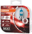 OSRAM Night Breaker® LASER NEXT GENERATION HB3 Sockel +150% mehr Licht DuoBox