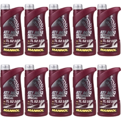 10x1 Liter Original MANNOL Automatikgetriebeöl ATF AG52 Automatic Special