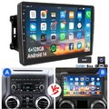 DAB+ 6+128G 8-Kern Für Jeep DODGE Chrysler Autoradio Carplay Android 14 GPS Navi
