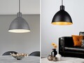 Pendelleuchten Industrial Style mit Metall - Hängelampen für über Esstischlampen