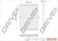 Dr!ve+ Filter, Innenraumluft DP1110.12.0173 passend für NISSAN