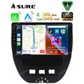 64G Android15 Apple Carplay Autoradio GPS Für Toyota Aygo Peugeot 107 Citroen C1