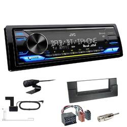 JVC KD-X472DBT Media Autoradio Bluetooth DAB+ für BMW 5er 1995-2000 schwarz