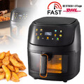 Heißluftfritteuse Airfryer mit Sichtfenster Friteuse Heissluft Air Fryer 1800W