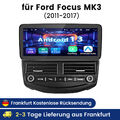 6+128G Android 13 Für Ford Focus MK3 2011- 2017 12.3" Autoradio GPS Navi WIFI 4G