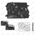 NRF Lüfter Motorkühlung 47674 für CHRYSLER LX 300C Touring LE 300M LR SEBRING JS