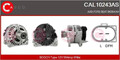 Lichtmaschine mit Freilaufriemenscheibe CAL10243AS CASCO für AUDI SEAT SKODA VW