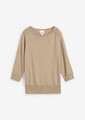 Neu Pullover mit Seidenanteil Gr. 40/42 Neu Khaki 3/4 Arm Damenpullover