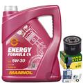 MANN ÖLFILTER+MANNOL 5W30 für dci DACIA DUSTER RENAULT CLIO 3 MODUS SCENIC 1 2 3