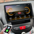 CarPlay 10.1'' GPS Autoradio Für Toyota Aygo Citroen C1 Peugeot 107 Android 13.0