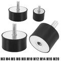 Gummipuffer/Silentblock/ Anschlagpuffer Typ B/ M3 M4 M5 - M20 Schwingungsdämpfer