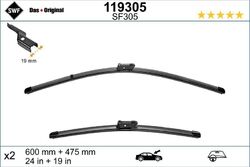 SWF (119305) Wischerblätter Scheibenwischer Wischblatt vorne für SKODA VW