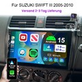 DAB+ Android 15 Autoradio Für SUZUKI SWIFT III EZ MZ 2004-2009 KAM GPS NAVI RDS