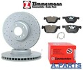 ZIMMERMANN BREMSENSATZ GELOCHT Ø348  WK VORNE BMW X5 E70 F15 F86 X6 E71 F16 F86 