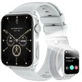 Smartwatch Herren Damen, 1.91"Sportuhr mit Telefonfunktion, mit LED Taschenlampe