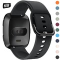 Silikon Ersatz Armband Für FFitbit Sense 2 Versa 4 Versa 3 Sport Smartwatch Band