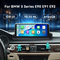 10.25" Android 13 Autoradio CarPlay 64GB iDrive GPS Navi Für BMW 3er E90 E91 E92
