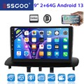 Autoradio 2+64G Android13 Apple CarPlay BT FM GPS Für Renault Megane 3 2008-2014