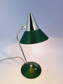 Helo Leuchten Schreibtischlampe Vintage 50er 60er Jahre grün Tischlampe 43 cm