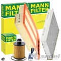 MANN-FILTER INSPEKTIONSPAKET passend für FIAT DOBLO 263 QUBO FIORINO 225 TIPO