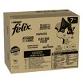 FELIX Senior Katzenfutter nass in Gelee, Rind, Lachs, Huhn, Thunfisch 120 x 85g