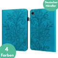 Hülle für Samsung Galaxy Tab A9 Plus mit 9H Hartglas Schutzglas Panzerfolie Case