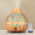 400ML Ultraschall Luftbefeuchter Aromatherapie Diffusor mit Timer & 7 Farben LED