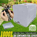 IBC Abdeckplane Schutzhülle Plane Haube Folie Regenwassertank/Für1000L Container
