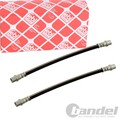 2X FEBI BILSTEIN BREMSSCHLÄUCHE HINTEN INNEN BEIDSEITIG PASSEND FÜR VW